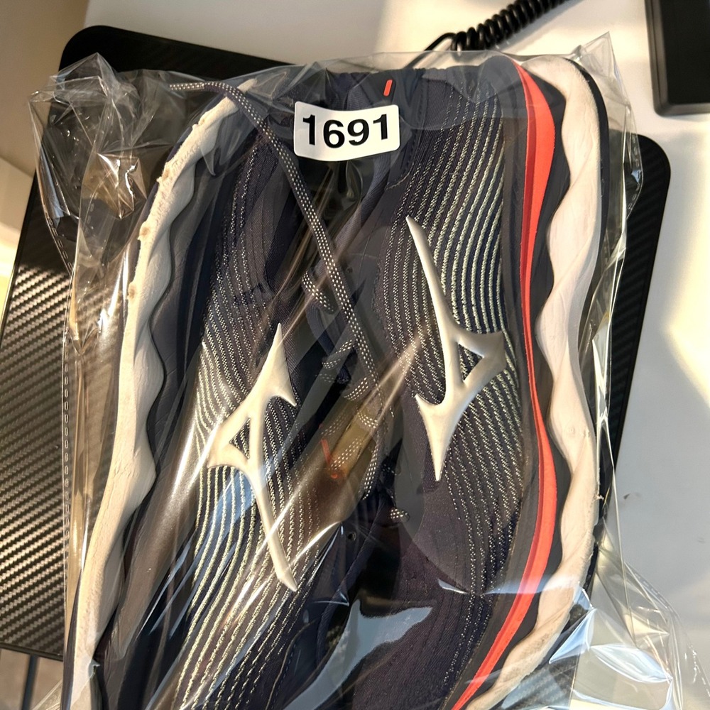 Mizuno Wave Sky 05 Womens Size 9 Blue Orange Running Shoes Sneakers - Picture 11 of 11